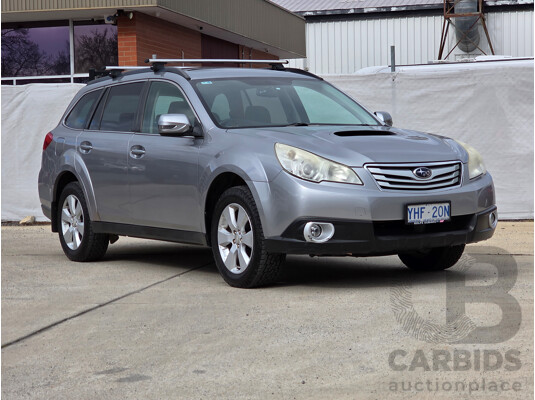 1/2011 Subaru Outback 2.0D Premium (sat-Nav) (AWD) MY11 4d Wagon Silver Turbo Diesel 2.0L
