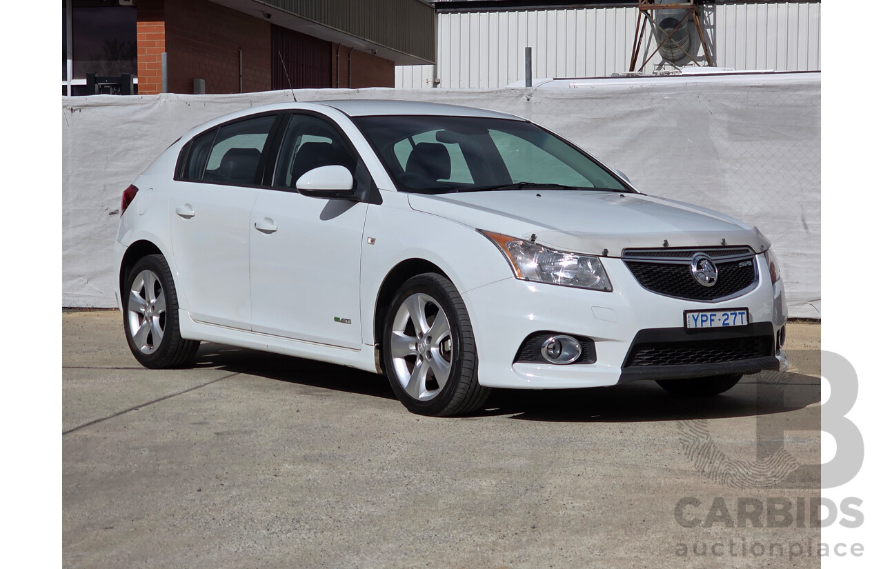 10/2012 Holden Cruze SRi Turbo JH MY12 5d Hatchback White 1.4L