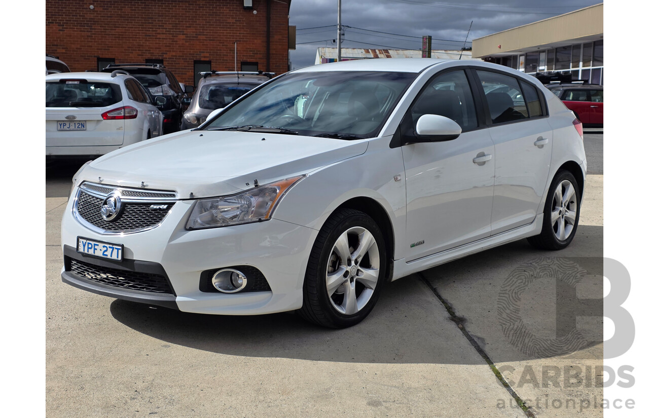 10/2012 Holden Cruze SRi Turbo JH MY12 5d Hatchback White 1.4L