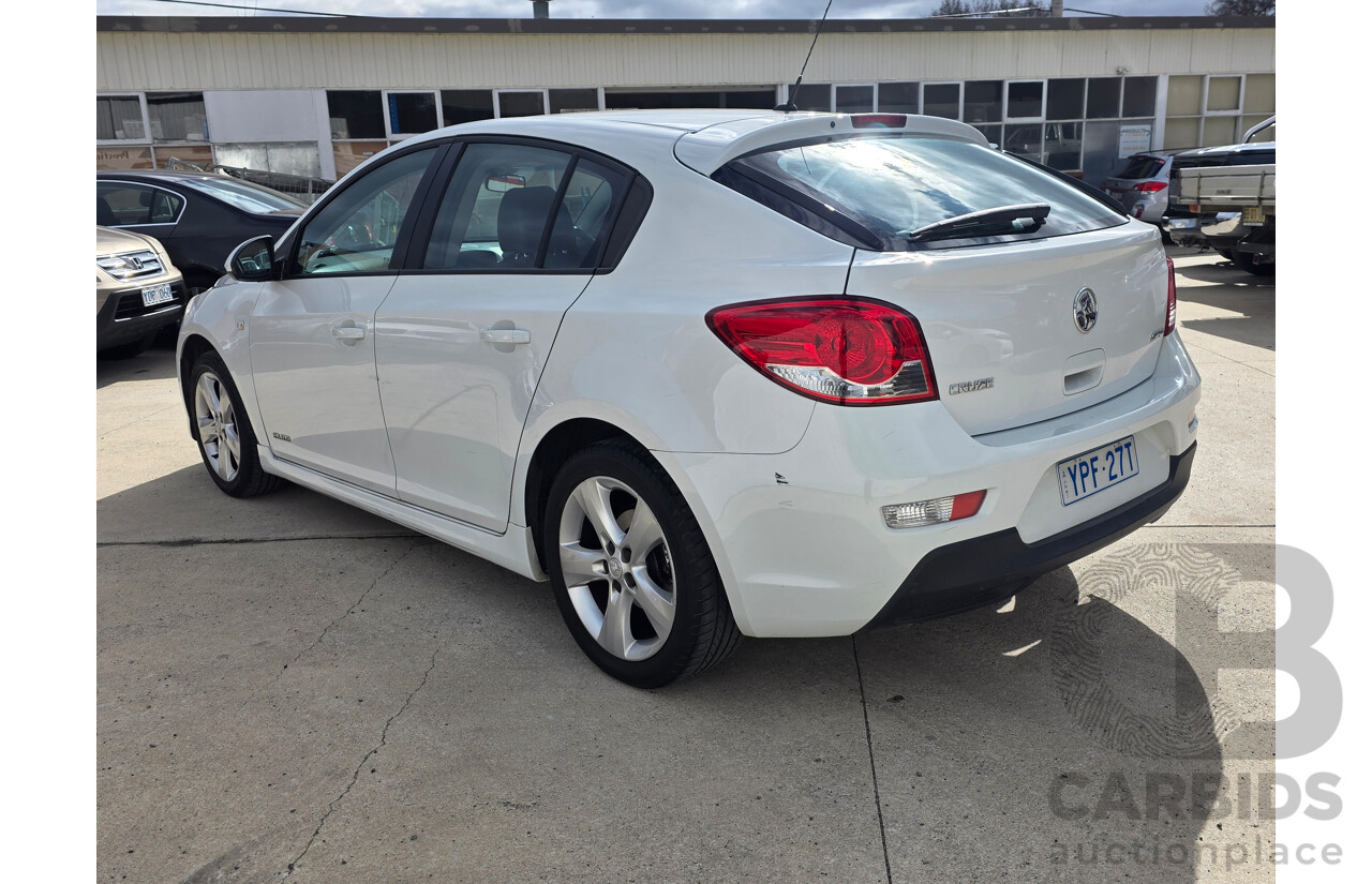 10/2012 Holden Cruze SRi Turbo JH MY12 5d Hatchback White 1.4L