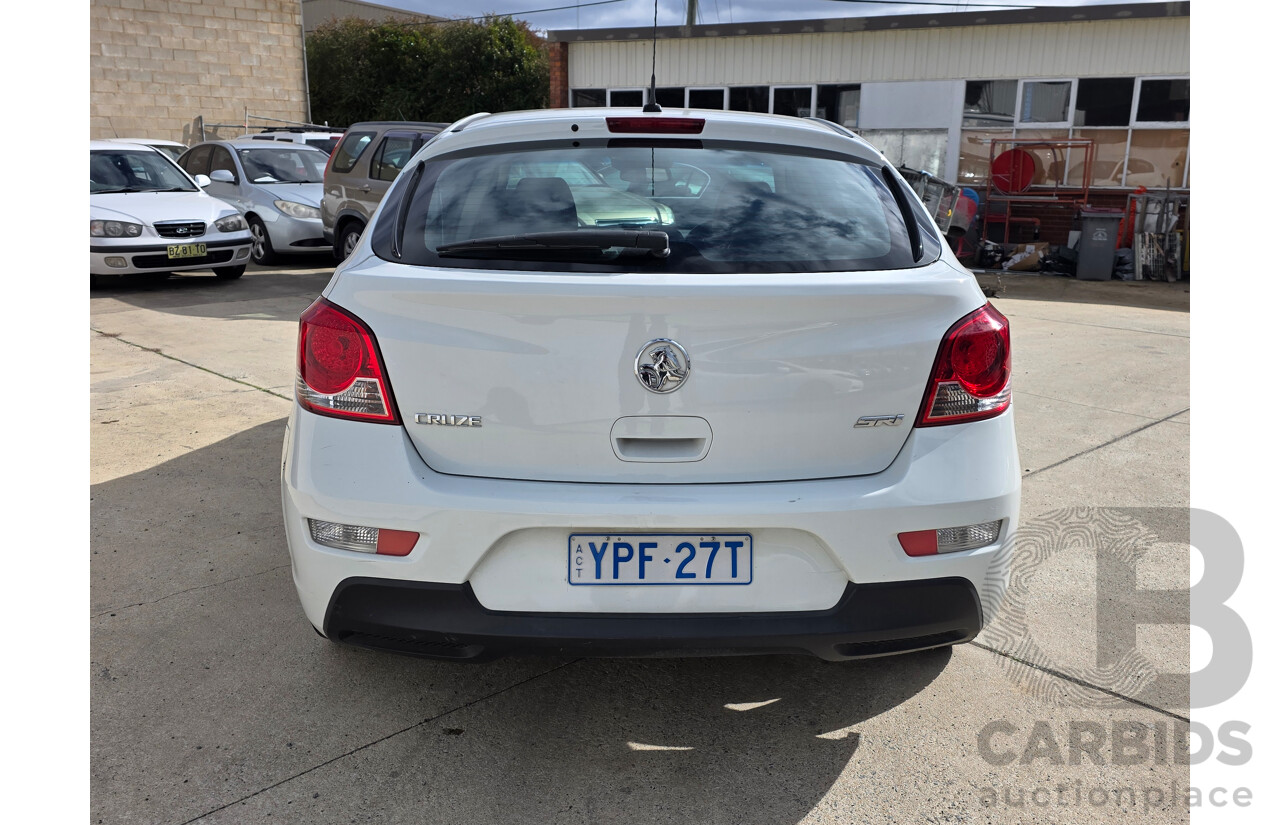 10/2012 Holden Cruze SRi Turbo JH MY12 5d Hatchback White 1.4L