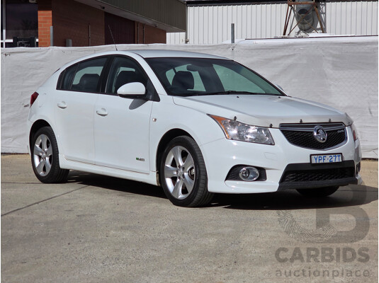 10/2012 Holden Cruze SRi Turbo JH MY12 5d Hatchback White 1.4L