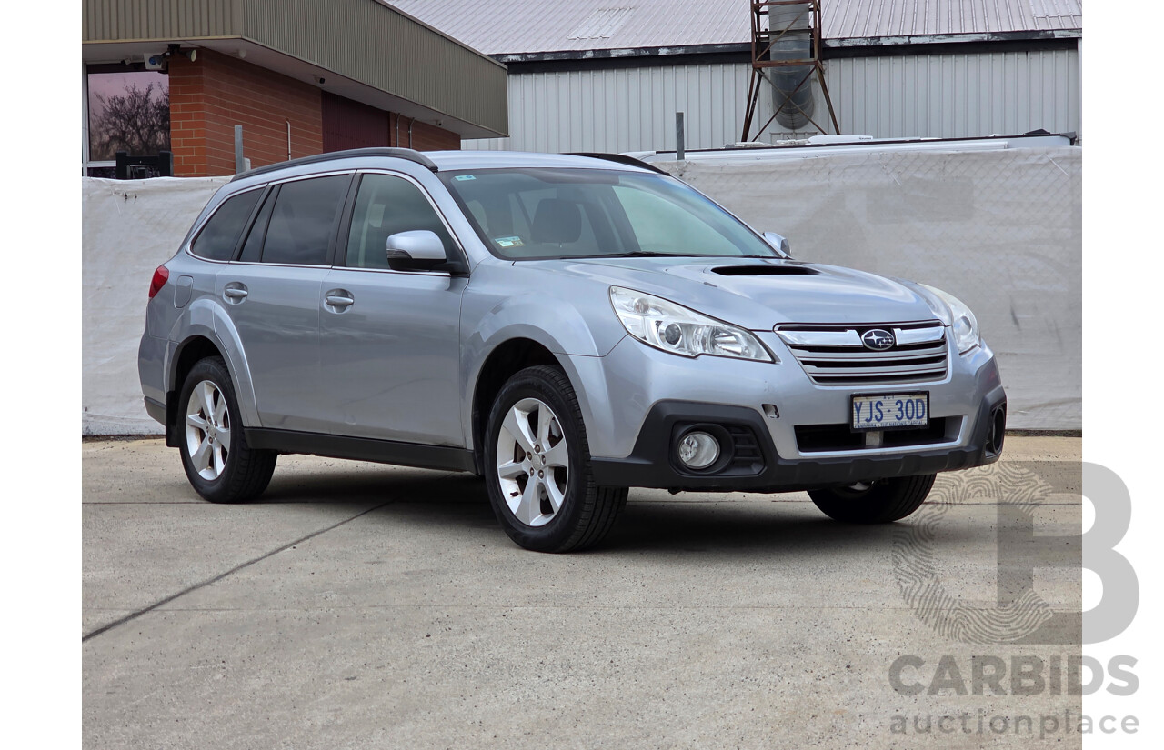 8/2013 Subaru Outback 2.0D MY13 4d Wagon Ice Silver Metallic Turbo Diesel 2.0L