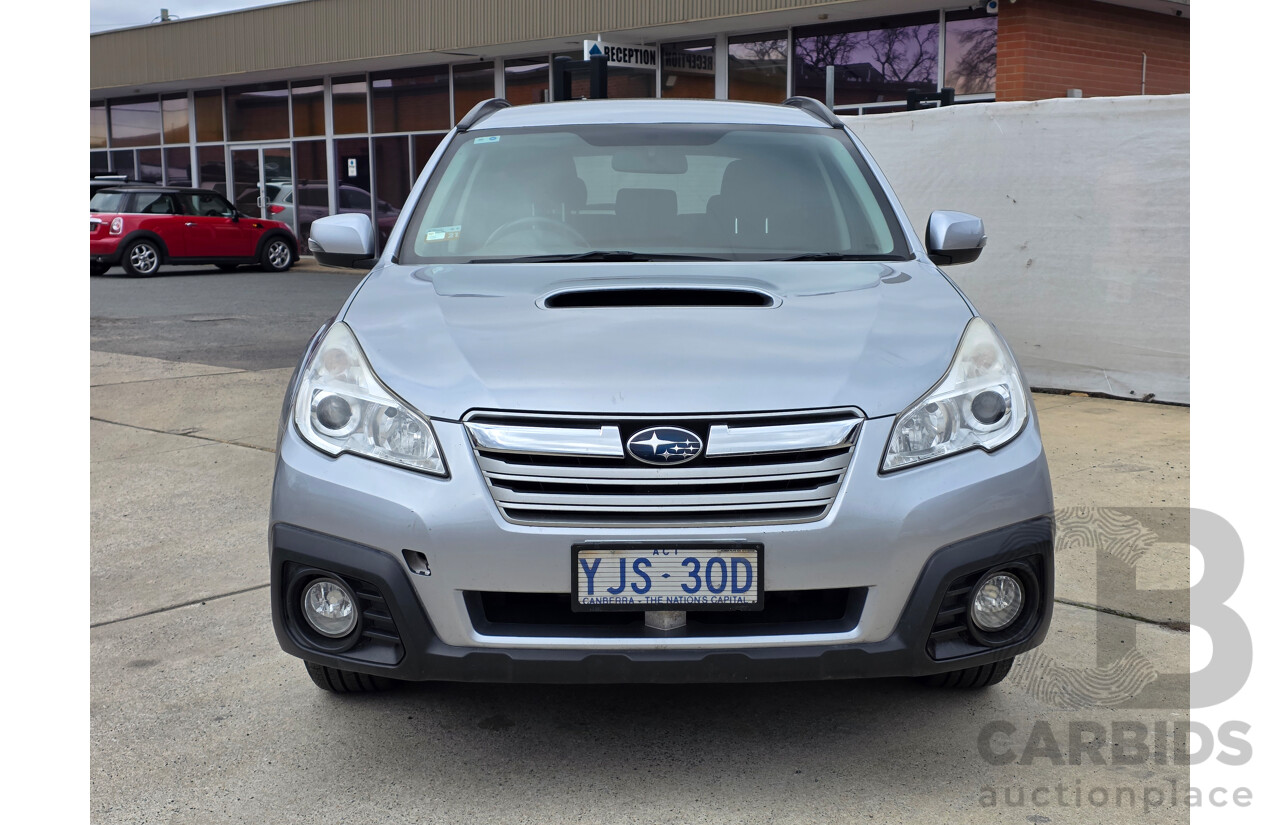 8/2013 Subaru Outback 2.0D MY13 4d Wagon Ice Silver Metallic Turbo Diesel 2.0L