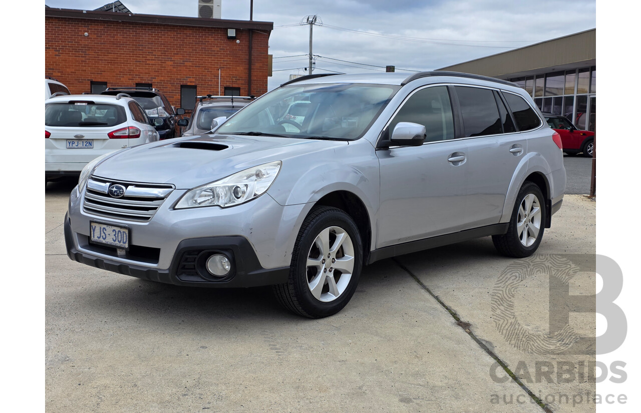 8/2013 Subaru Outback 2.0D MY13 4d Wagon Ice Silver Metallic Turbo Diesel 2.0L
