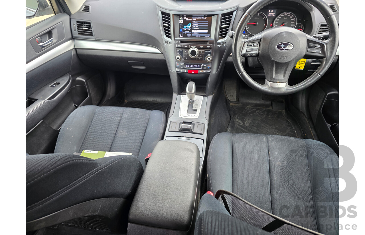 8/2013 Subaru Outback 2.0D MY13 4d Wagon Ice Silver Metallic Turbo Diesel 2.0L