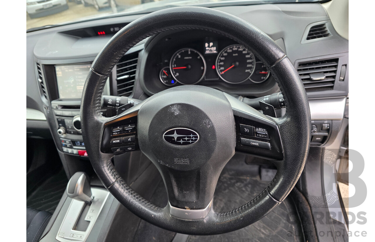 8/2013 Subaru Outback 2.0D MY13 4d Wagon Ice Silver Metallic Turbo Diesel 2.0L