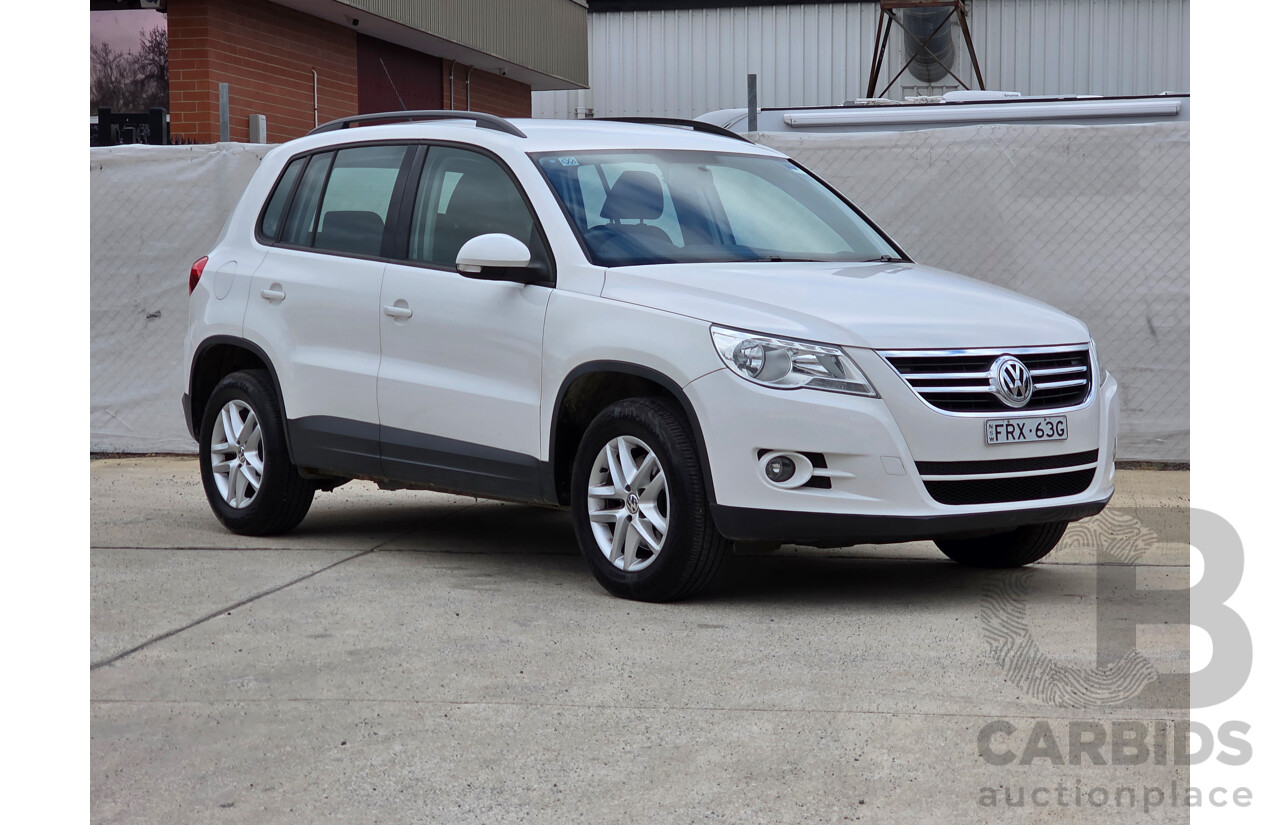 9/2010 Volkswagen Tiguan 103 TDI 5NC MY10 4d Wagon White 2.0L