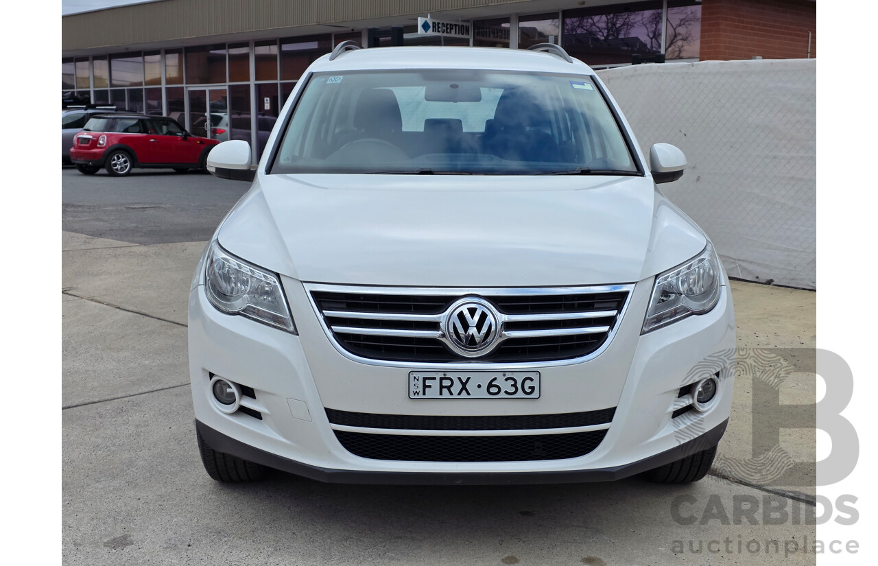 9/2010 Volkswagen Tiguan 103 TDI 5NC MY10 4d Wagon White 2.0L