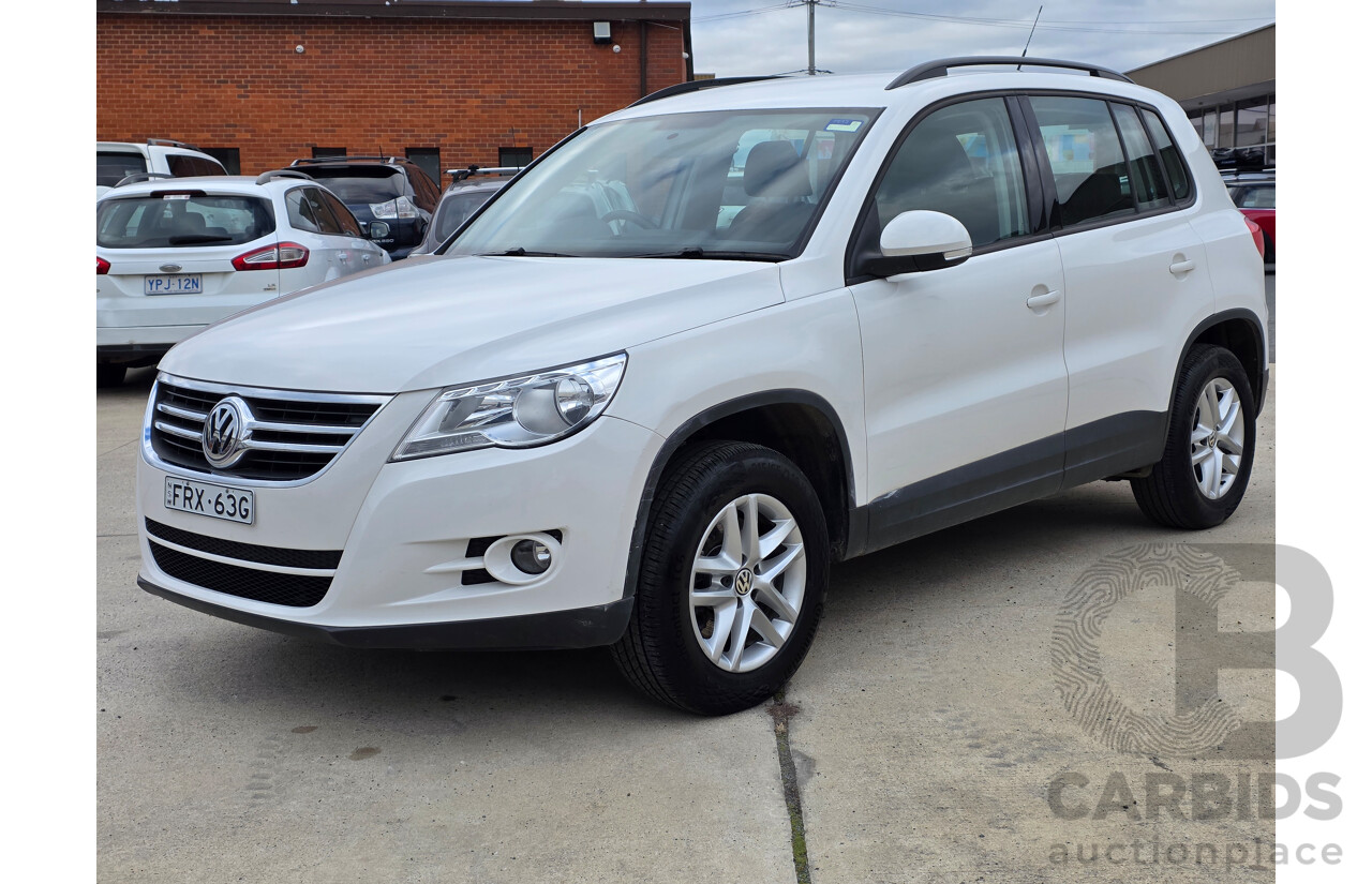 9/2010 Volkswagen Tiguan 103 TDI 5NC MY10 4d Wagon White 2.0L