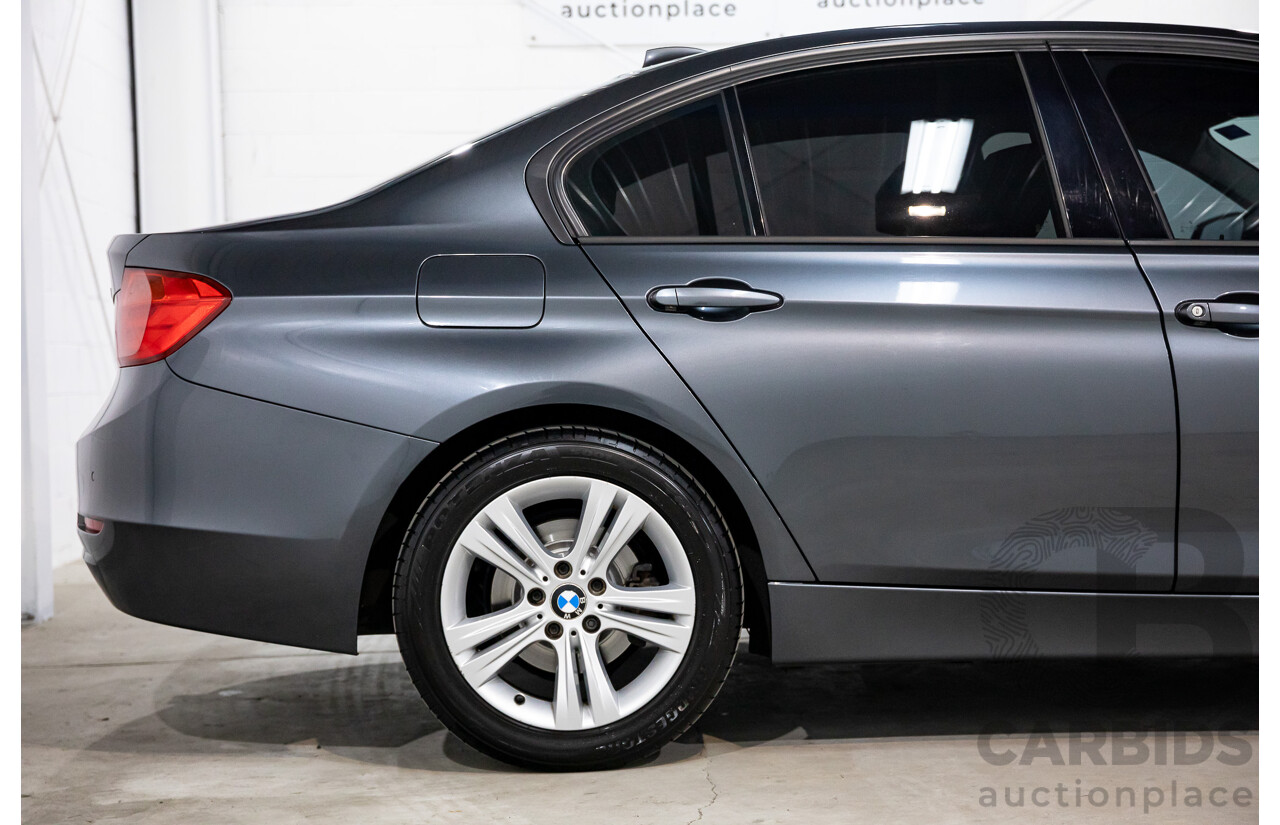 6/2012 BMW 320d Sport Line F30 4d Sedan Mineral Grey Metallic Turbo Diesel 2.0L