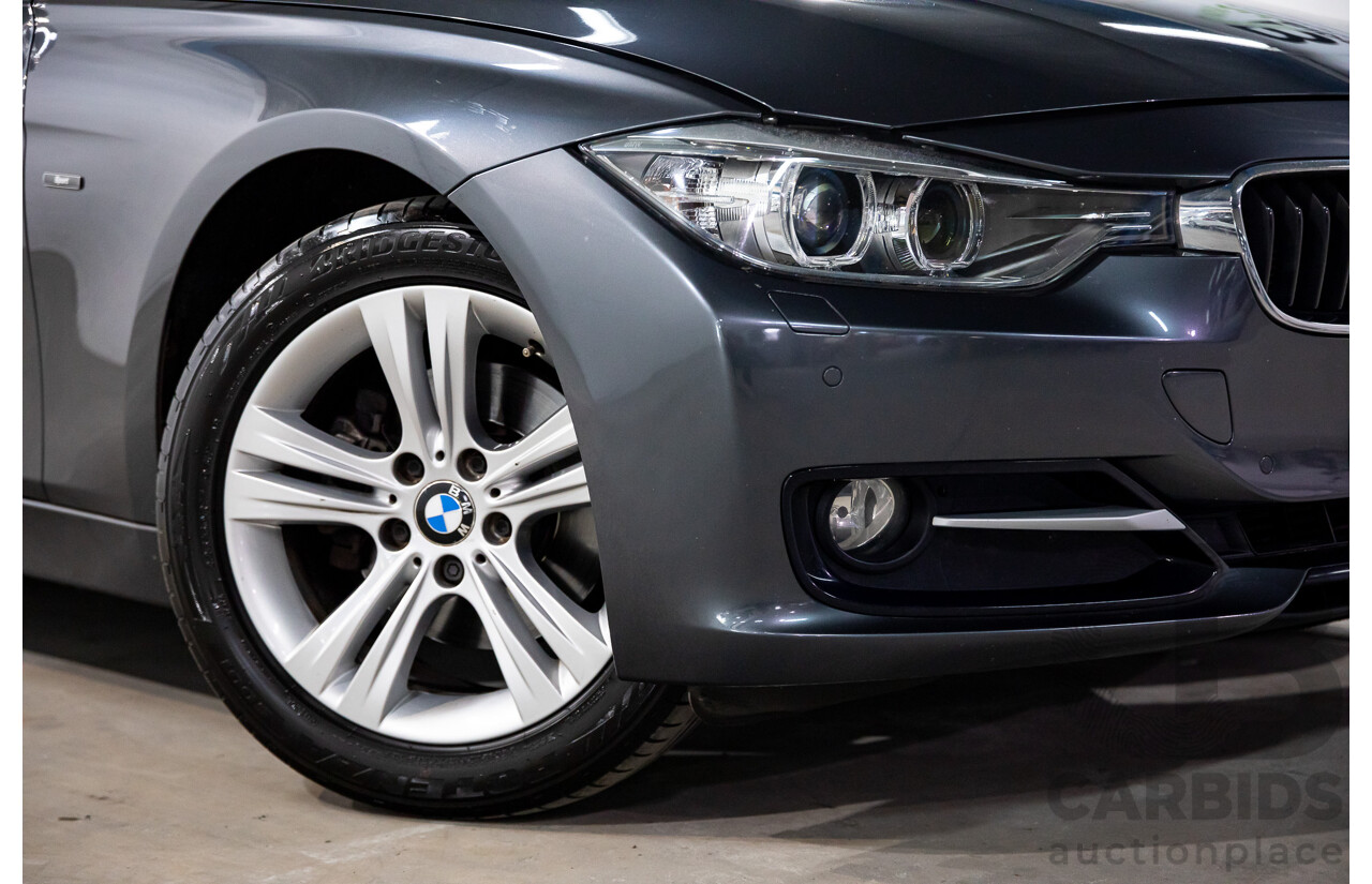 6/2012 BMW 320d Sport Line F30 4d Sedan Mineral Grey Metallic Turbo Diesel 2.0L