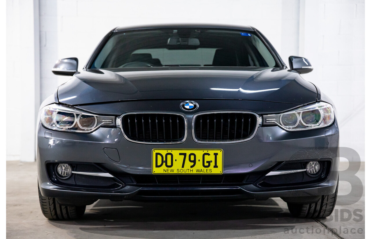 6/2012 BMW 320d Sport Line F30 4d Sedan Mineral Grey Metallic Turbo Diesel 2.0L