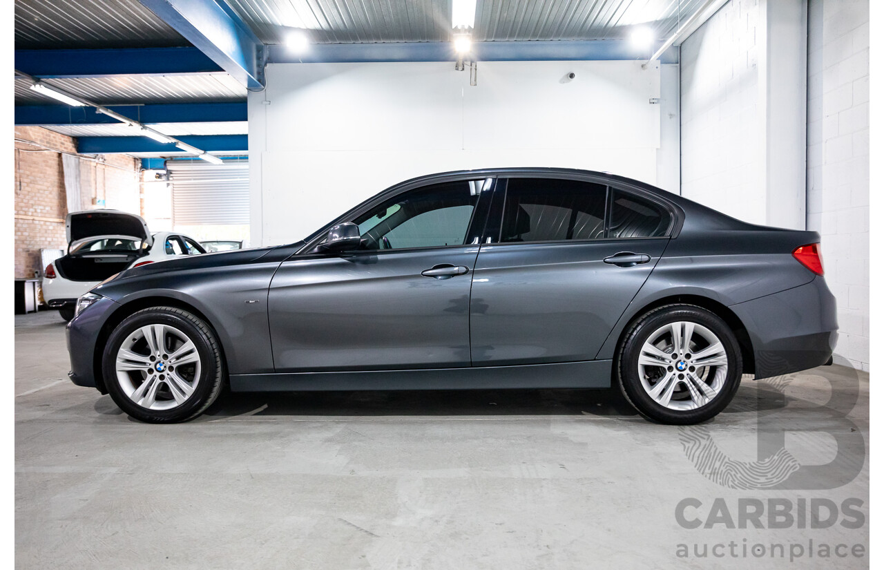 6/2012 BMW 320d Sport Line F30 4d Sedan Mineral Grey Metallic Turbo Diesel 2.0L