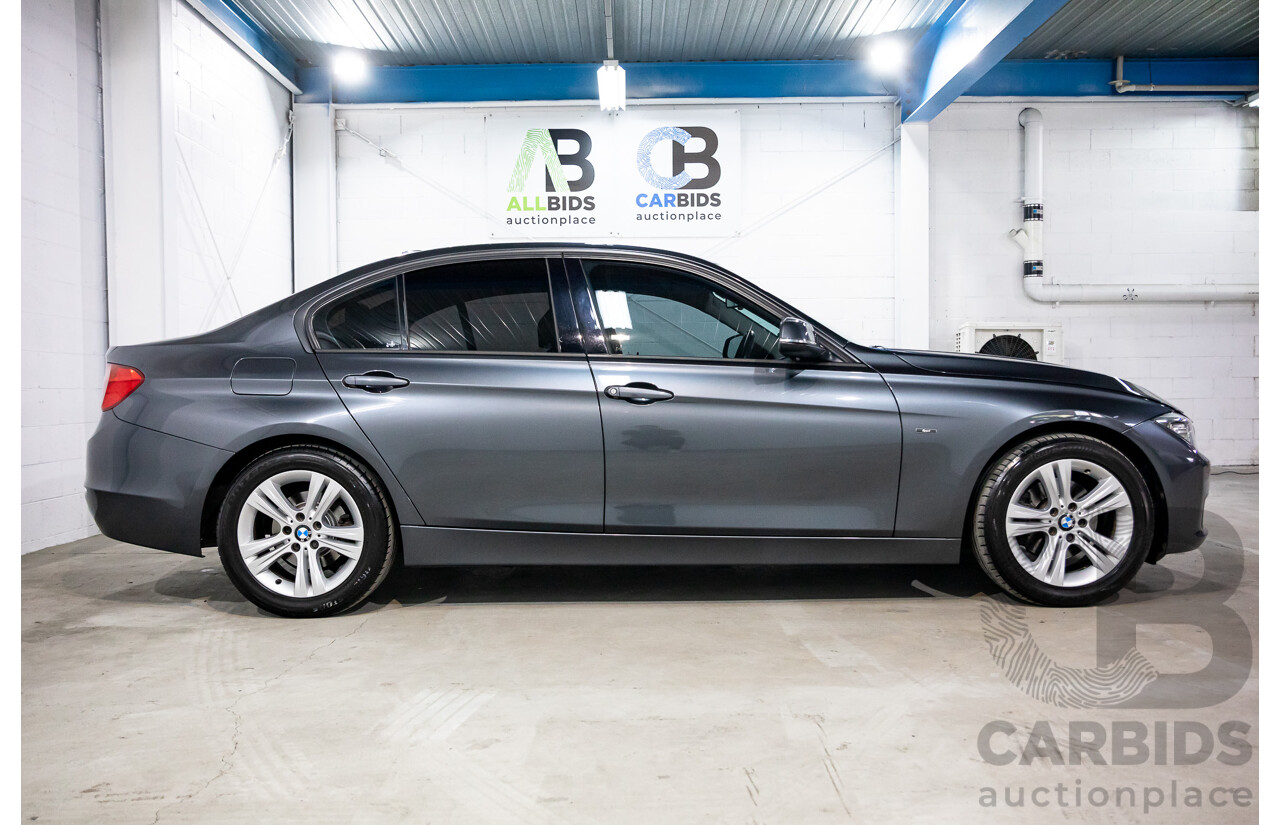 6/2012 BMW 320d Sport Line F30 4d Sedan Mineral Grey Metallic Turbo Diesel 2.0L
