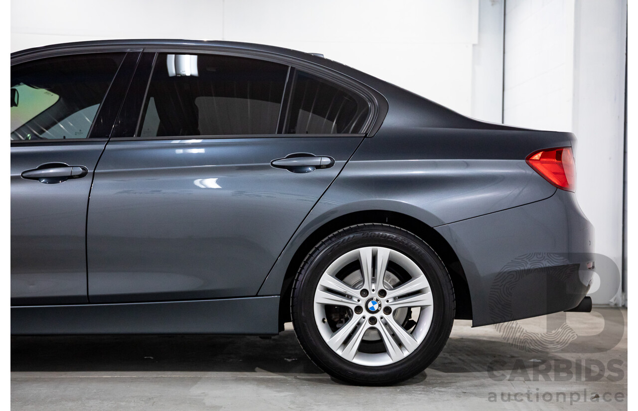 6/2012 BMW 320d Sport Line F30 4d Sedan Mineral Grey Metallic Turbo Diesel 2.0L