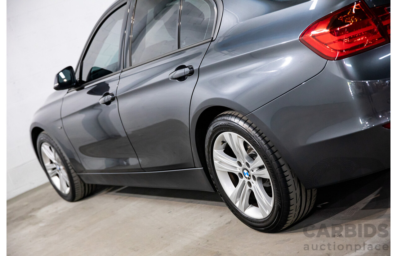 6/2012 BMW 320d Sport Line F30 4d Sedan Mineral Grey Metallic Turbo Diesel 2.0L