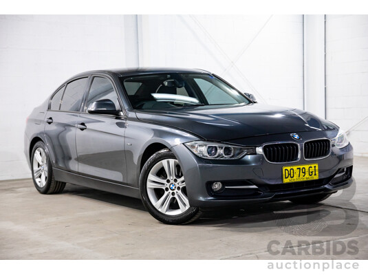 6/2012 BMW 320d Sport Line F30 4d Sedan Mineral Grey Metallic Turbo Diesel 2.0L