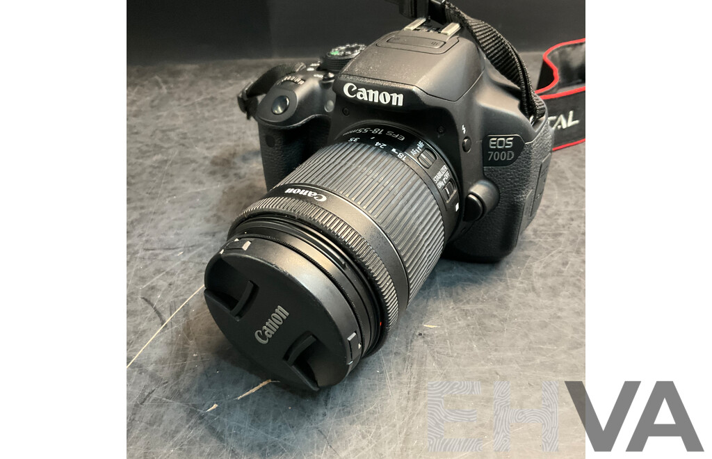 Canon EOS 700D with EF-S 18-55mm is STM Kit Digital Camera