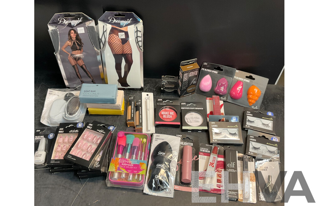 Assorted of Make Up & Nail Tools & More