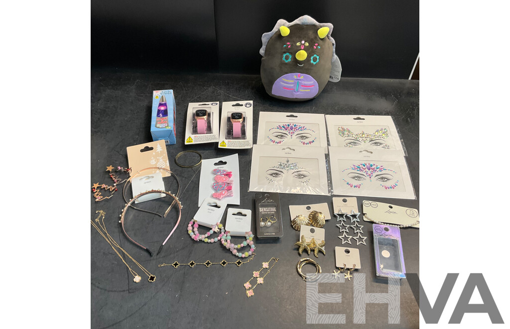 Squishmallows - Tetero & ANKO Kids' Watches & Assorted Jewelry & Household Items