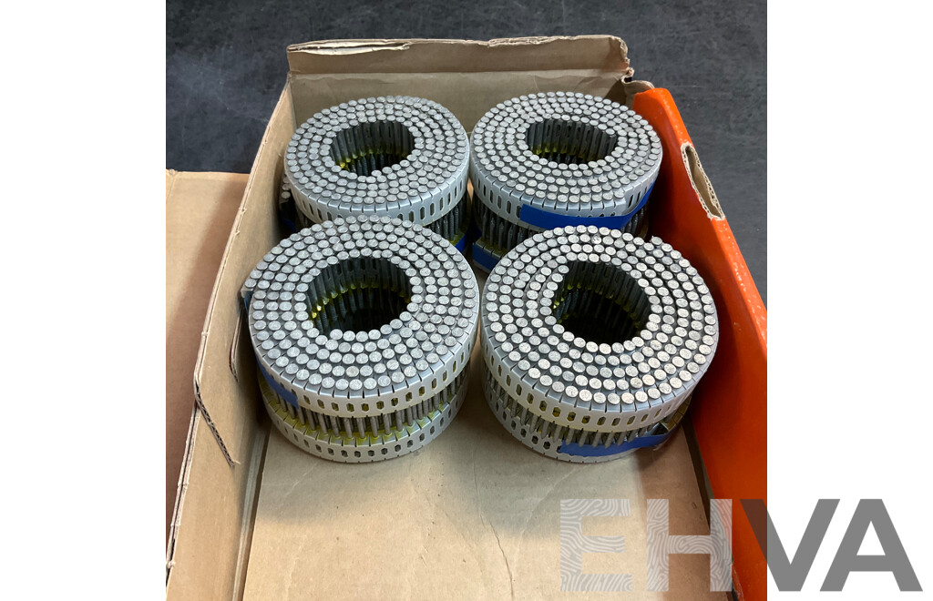 Paslode Coil Nails - Total 1600 Nails
