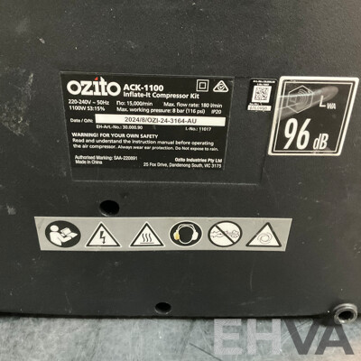 OZITO ACK100 Inflate-It Compressor Kit