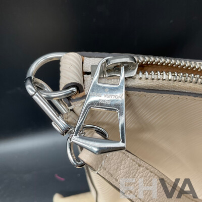 Beige Lady's Shoulder Bag Branded Louis Vittion