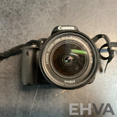 Canon EOS 700D with EF-S 18-55mm is STM Kit Digital Camera