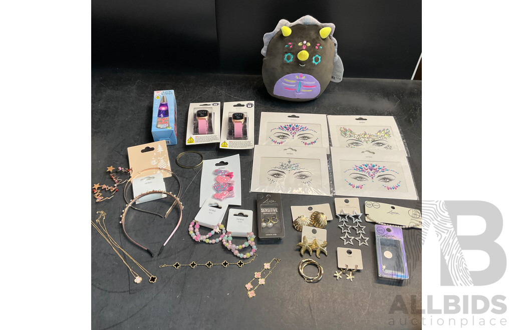 Squishmallows - Tetero & ANKO Kids' Watches & Assorted Jewelry & Household Items
