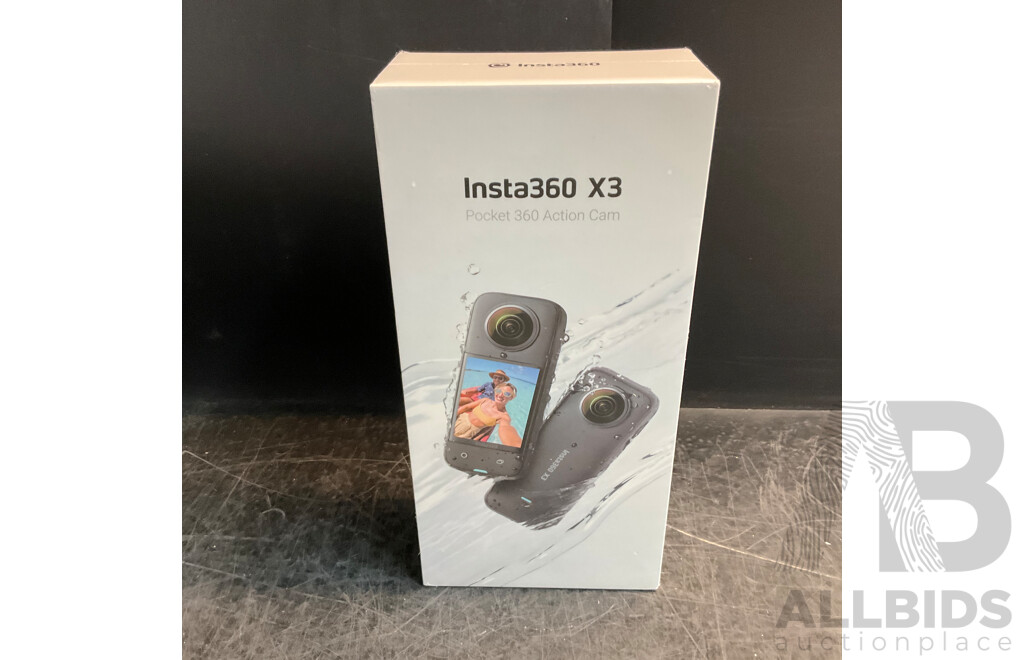 Insta360 X3 Pocket 360 Action Camera - Brand New - RRP $535.00