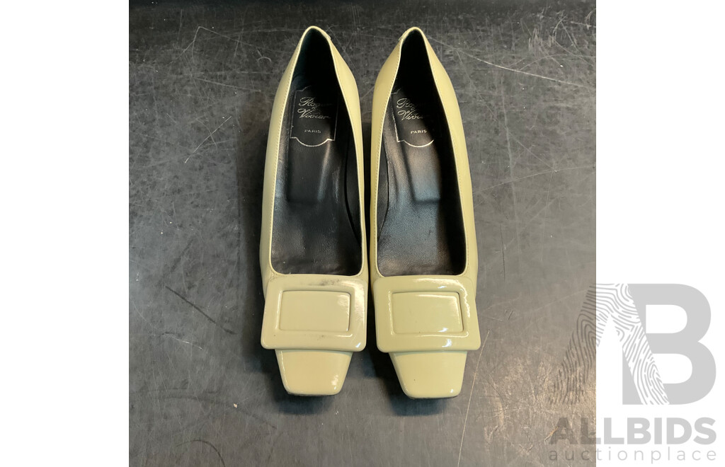 Belle Vivier Trompette Patent Leather Shoes Branded ROGER VIVIER - Size 36