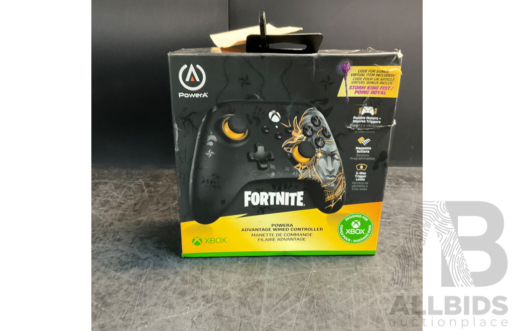 Power a Fortnite Advantage Wired Controller