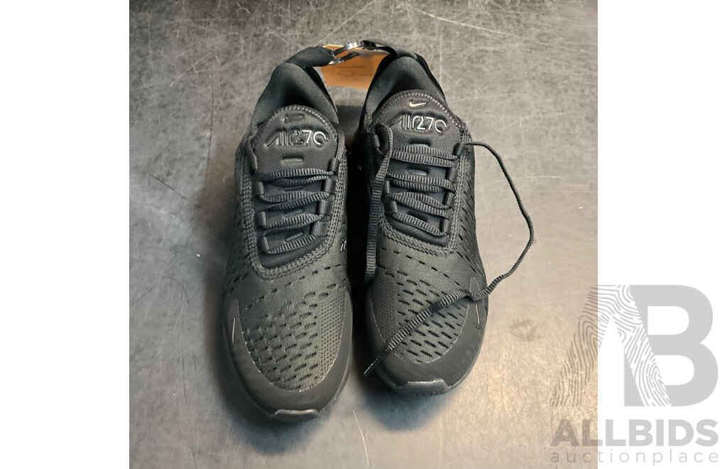 Nike AIR 270 Black Shoes - Size 6.5