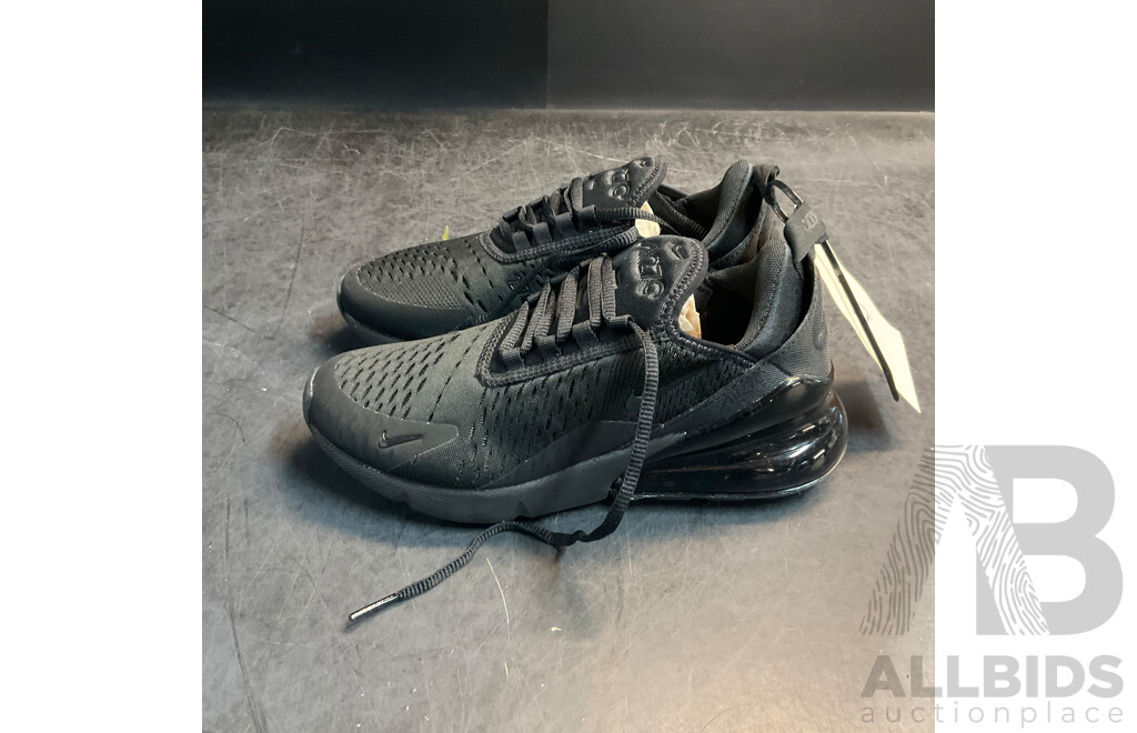 Nike AIR 270 Black Shoes - Size 6.5