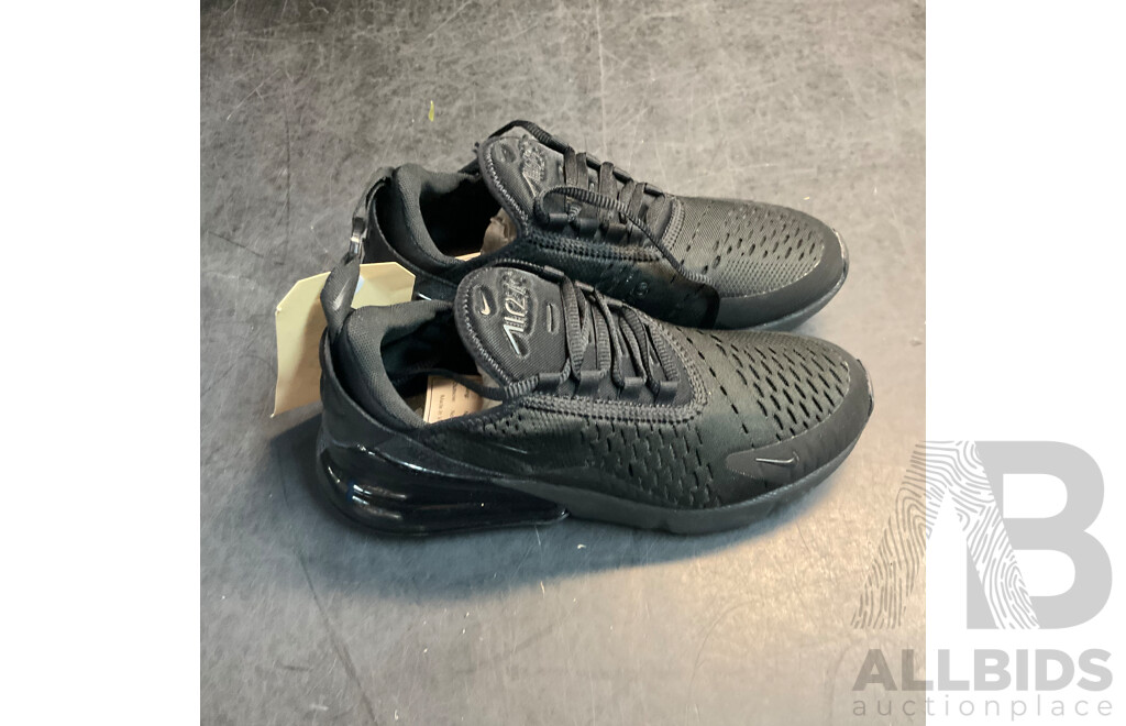 Nike AIR 270 Black Shoes - Size 6.5