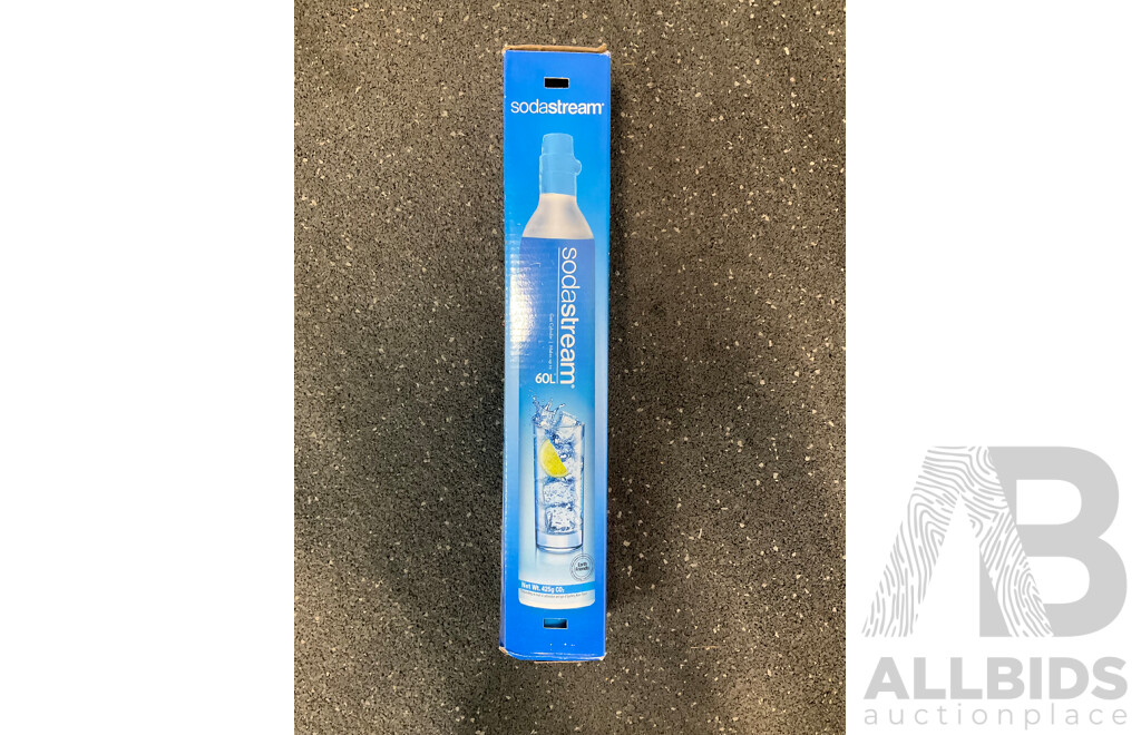 SodaStream 60L CO2 Swap and Go Exchange Cylinder - Lot of 6