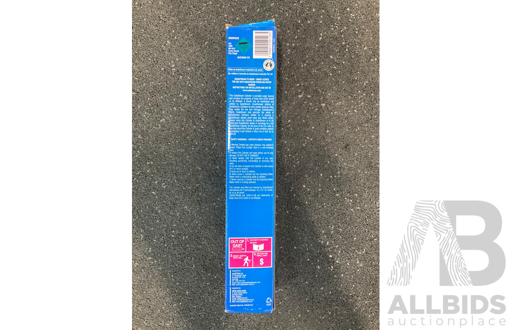 SodaStream 60L CO2 Swap and Go Exchange Cylinder - Lot of 6