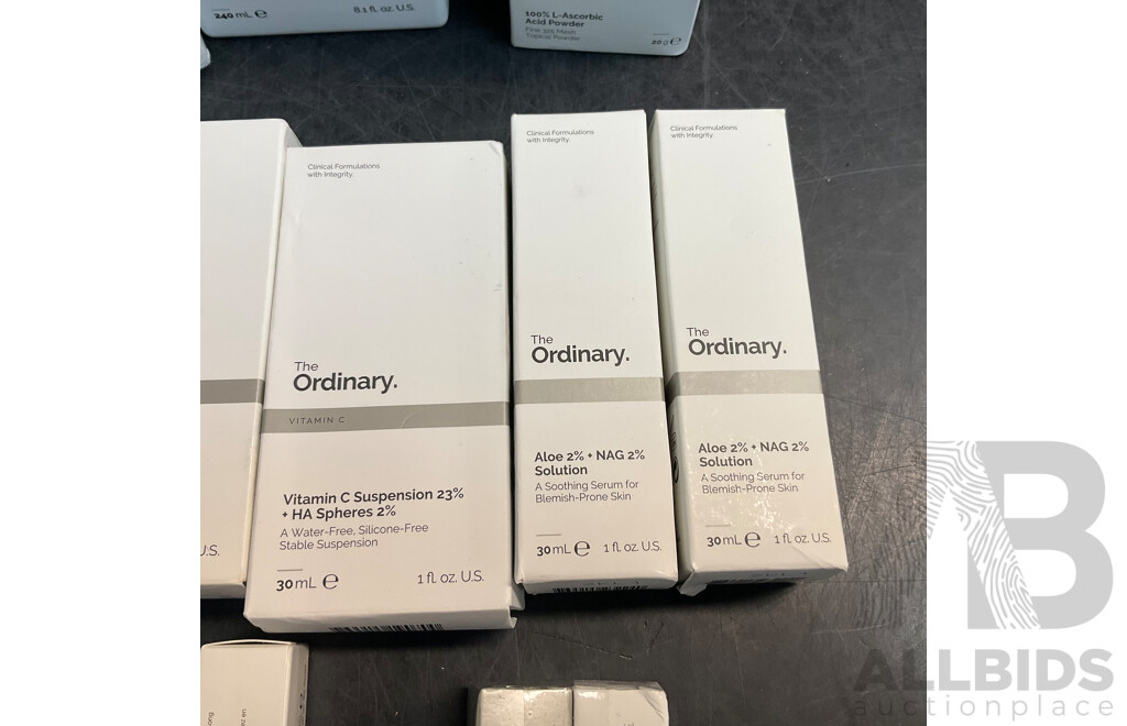 Assorted the Ordinary Cosmetics Items - Lot of 12