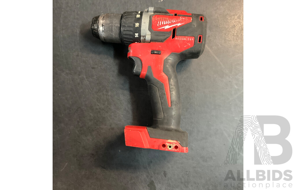 Assorted Milwaukee Tools Includs Rotary Hammer , Angle Grinder , Blower , Batteries & More - Lot of 9