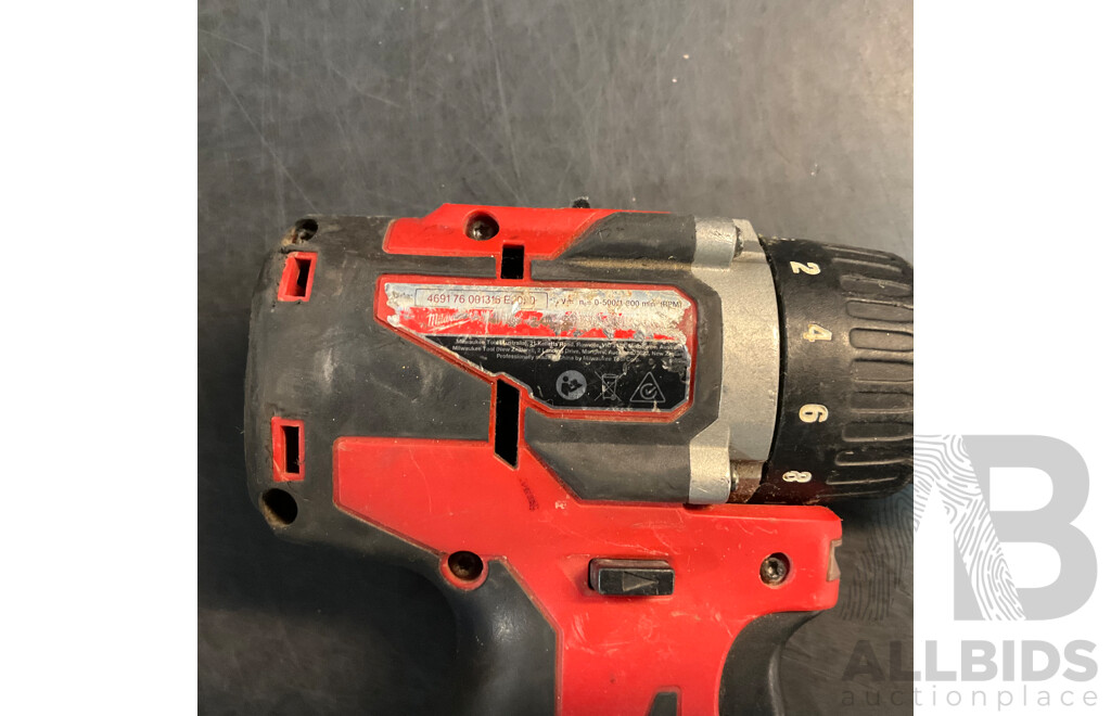 Assorted Milwaukee Tools Includs Rotary Hammer , Angle Grinder , Blower , Batteries & More - Lot of 9