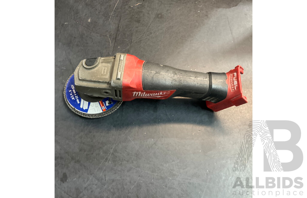 Assorted Milwaukee Tools Includs Rotary Hammer , Angle Grinder , Blower , Batteries & More - Lot of 9