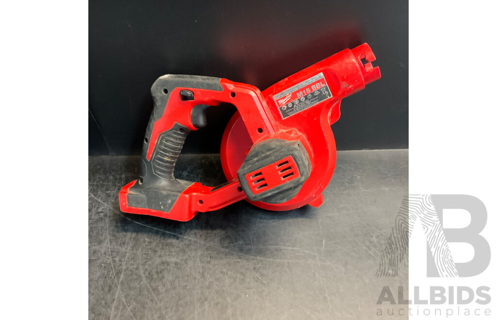 Assorted Milwaukee Tools Includs Rotary Hammer , Angle Grinder , Blower , Batteries & More - Lot of 9