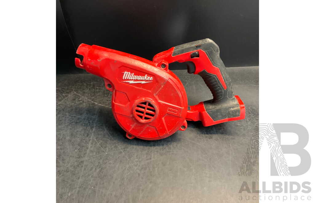 Assorted Milwaukee Tools Includs Rotary Hammer , Angle Grinder , Blower , Batteries & More - Lot of 9
