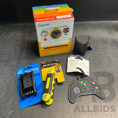 Polaroid Now I-Type Instant Camera & Typo Shot Set & Anko Luggage Tag & Tools