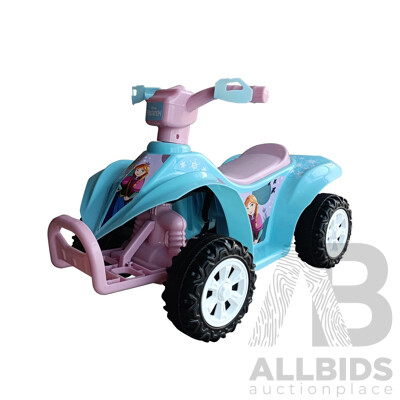 Disney Frozen 6V Motorised Quad Bike Ride on