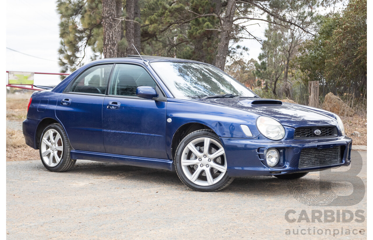 8/2001 Subaru Impreza WRX S (AWD) MY01 4d Sedan Regal Blue 2.0L
