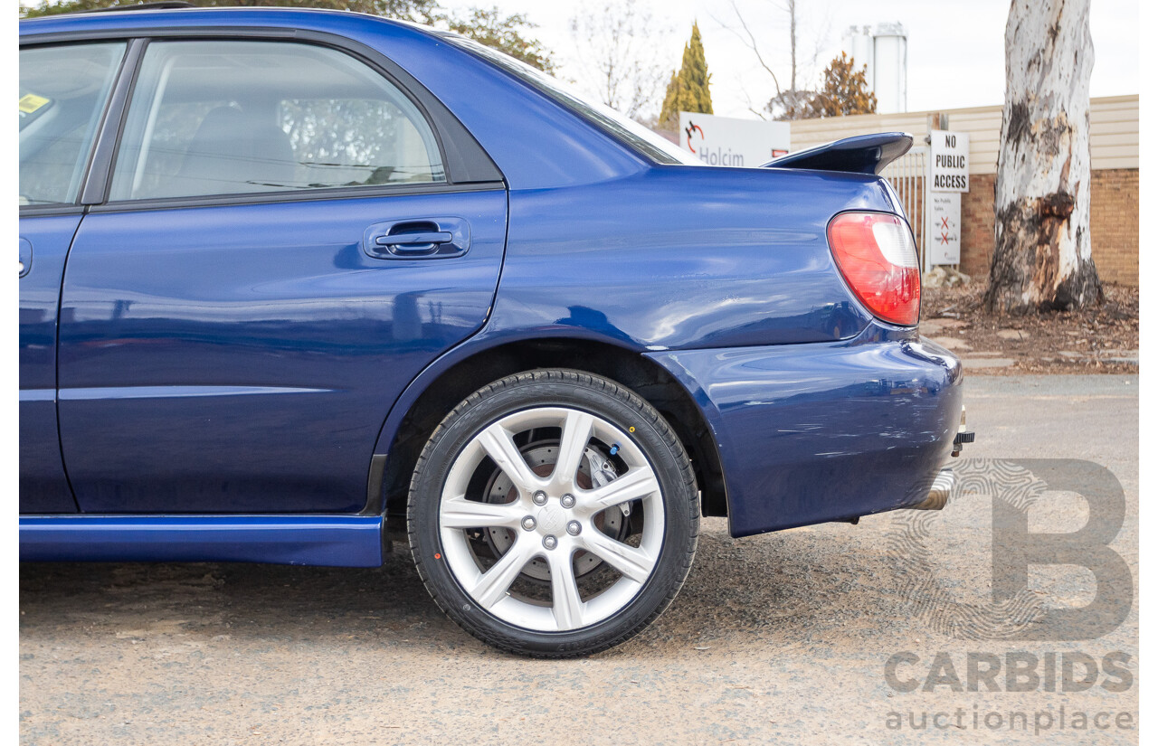 8/2001 Subaru Impreza WRX S (AWD) MY01 4d Sedan Regal Blue 2.0L