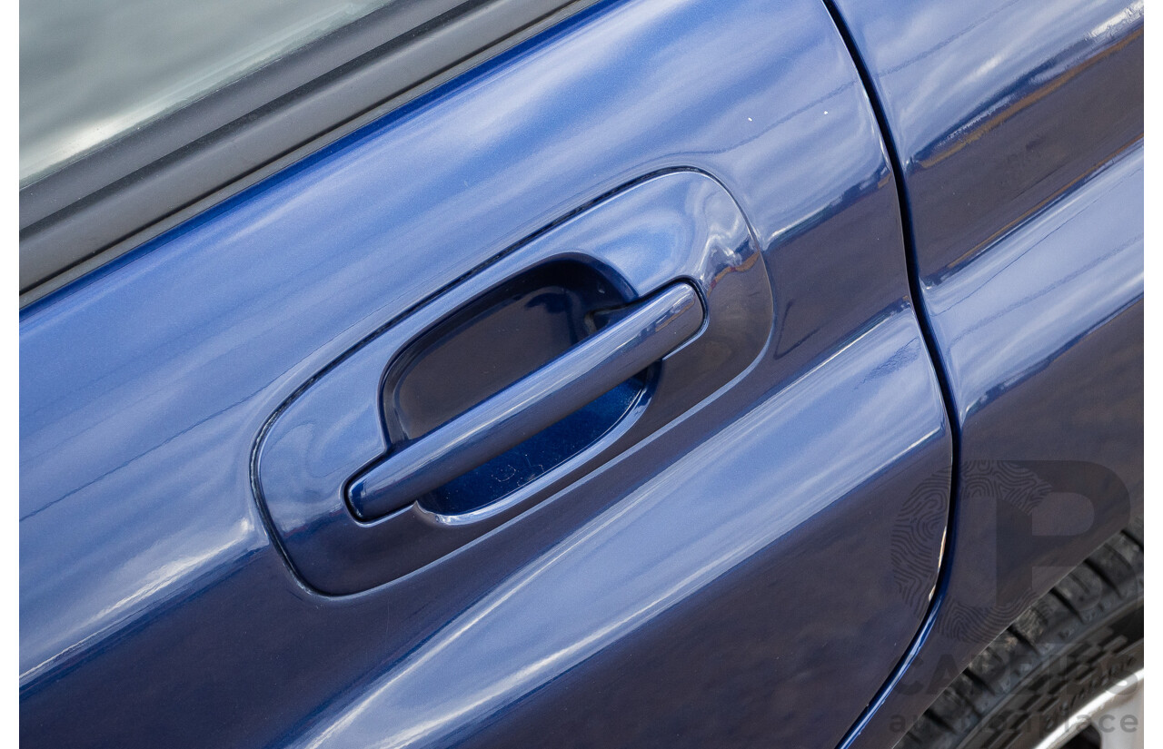 8/2001 Subaru Impreza WRX S (AWD) MY01 4d Sedan Regal Blue 2.0L
