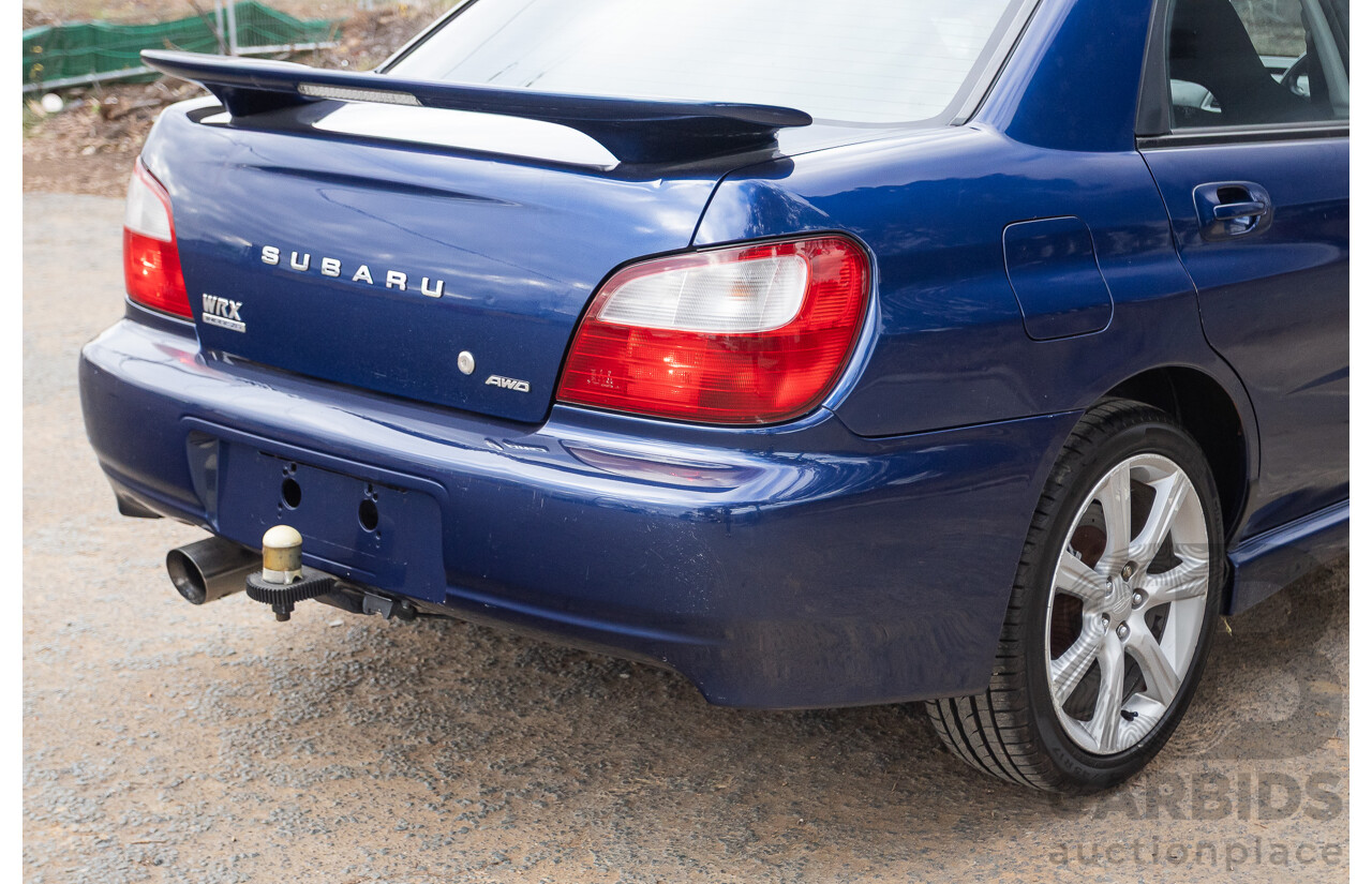 8/2001 Subaru Impreza WRX S (AWD) MY01 4d Sedan Regal Blue 2.0L
